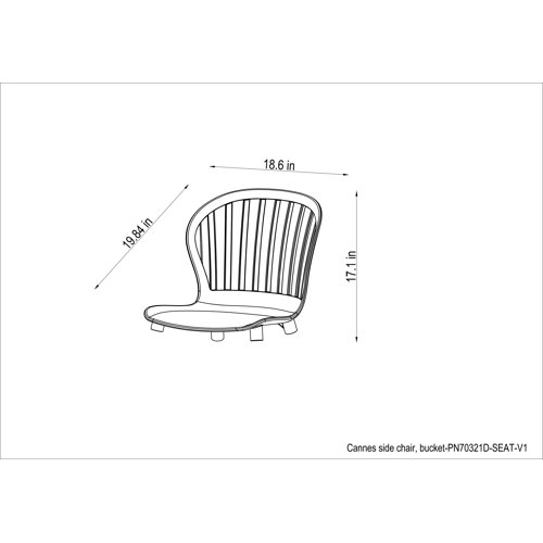 Oliver Amazonia 2pc Outdoor Patio Dining Chairs Aluminum Legs Wayfair